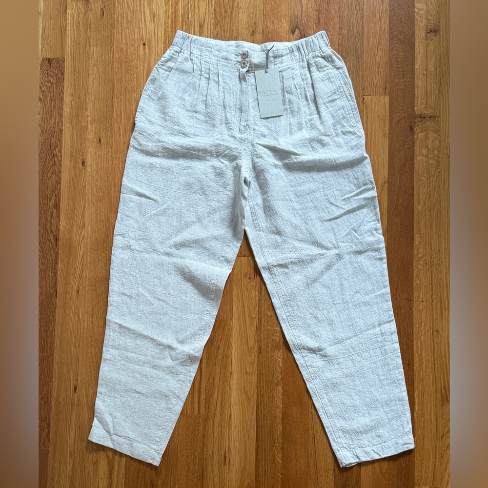 Poetry brand womens’ linen trousers